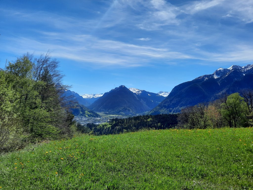 Blick Richtung Bludenz und Klostertal