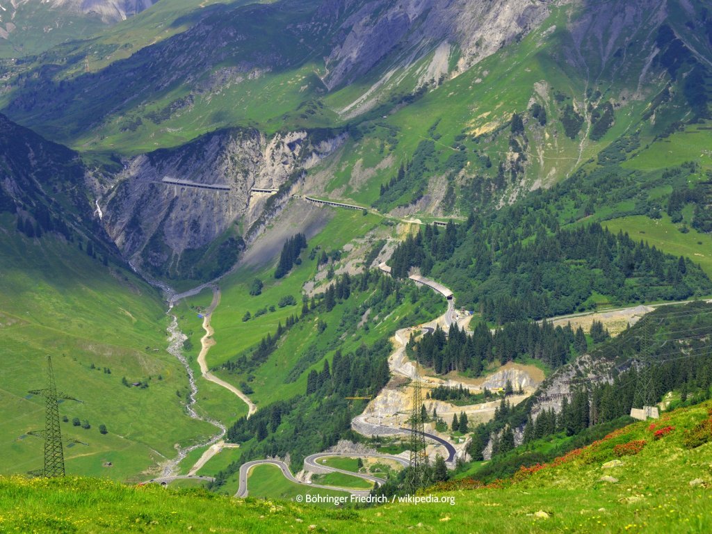 Arlberg Pass Straße